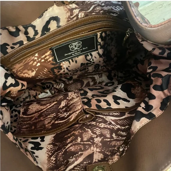 SHARIF LARGE PURSE PEACOCK  FEATHER PRINT - Picture 9 of 9